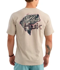 Huk KC Americana Fish Graphic Short Sleeve Performance T-Shirt