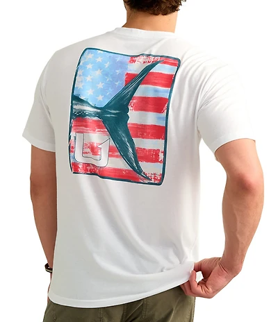 Huk KC Americana Short Sleeve Performance T-Shirt