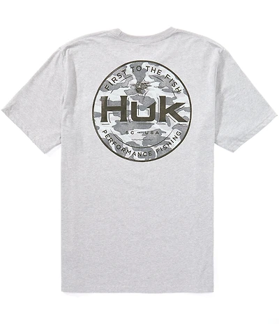Huk Marlin Circle Performance Short Sleeve T-Shirt