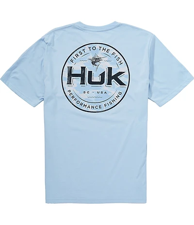 Huk Marlin Circle Performance Short Sleeve T-Shirt