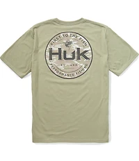 Huk Marlin Circle Performance Short Sleeve T-Shirt