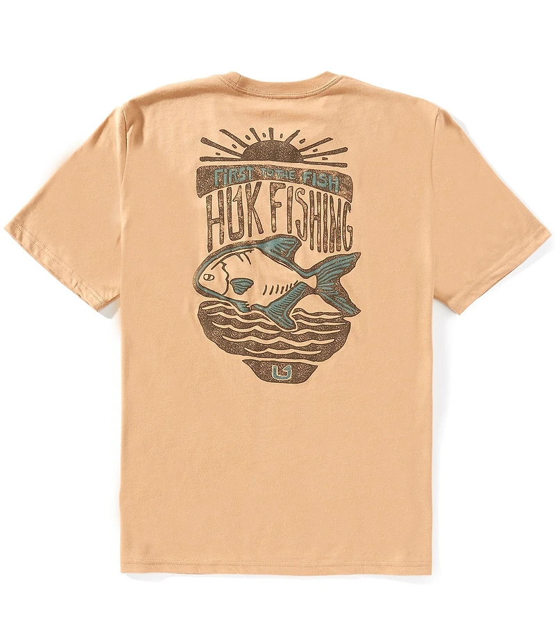 Huk Permit Sun Short Sleeve Pocket T-Shirt