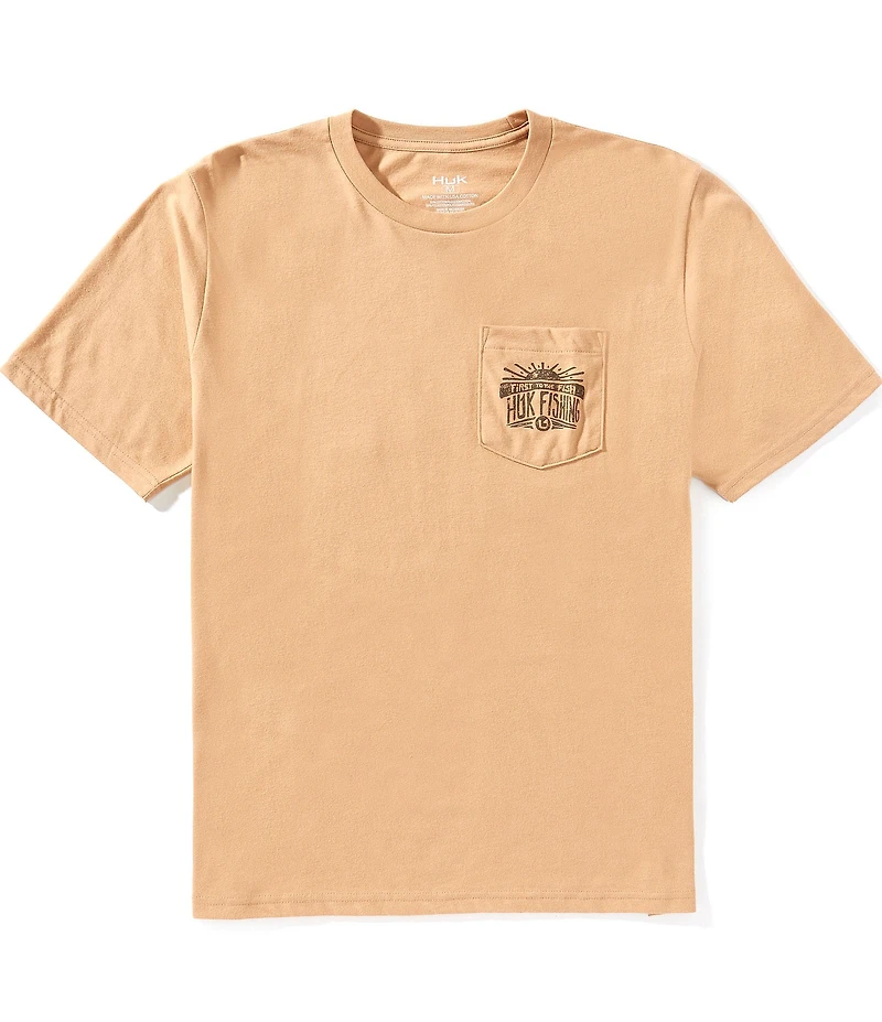 Huk Permit Sun Short Sleeve Pocket T-Shirt