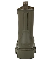 Hunter Diana Lace Up Combat Rain Booties