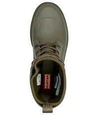 Hunter Diana Lace Up Combat Rain Booties
