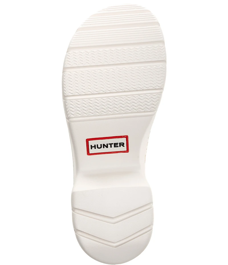 Hunter Women's Anika Water-Resistant Floral Platform Block Heel Clogs