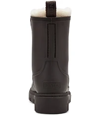 Hunter Women's Diana Shearling Combat Rain Boots