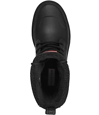 Hunter Women's Diana Shearling Combat Rain Boots