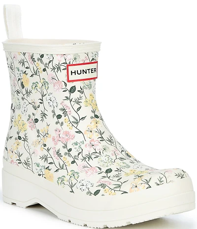 Hunter Women's Floral Play Short Rain Boots
