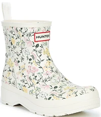 Hunter Women's Floral Play Short Rain Boots