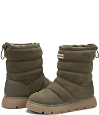 Hunter Women's Maribel Quilted Waterproof Suede Boots