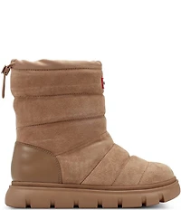 Hunter Women's Maribel Quilted Waterproof Suede Boots