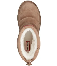 Hunter Women's Maribel Quilted Waterproof Suede Boots