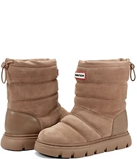 Hunter Women's Maribel Quilted Waterproof Suede Boots