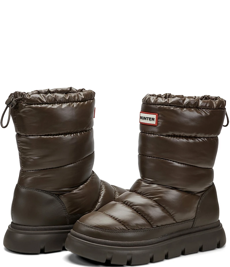 Hunter Women's Maribel Waterproof Faux Fur Insulated Puffy Boots