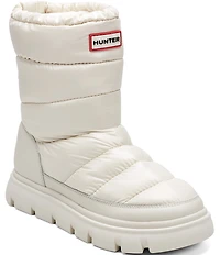 Hunter Women's Maribels Waterproof Faux Fur Insulated Puffy Winter Boots
