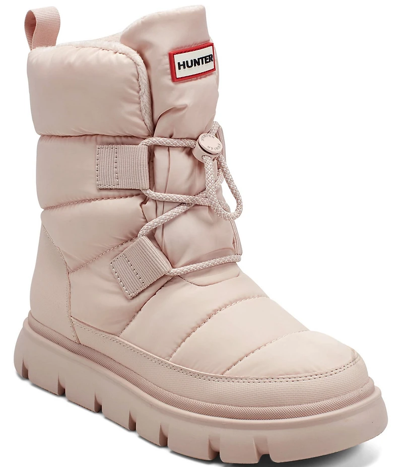 Hunter Women's Moon Waterproof Puffy Lace Up Boots