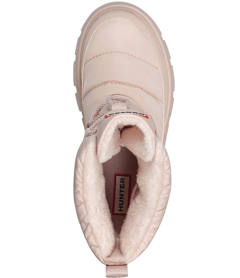 Hunter Women's Moon Waterproof Puffy Lace Up Boots