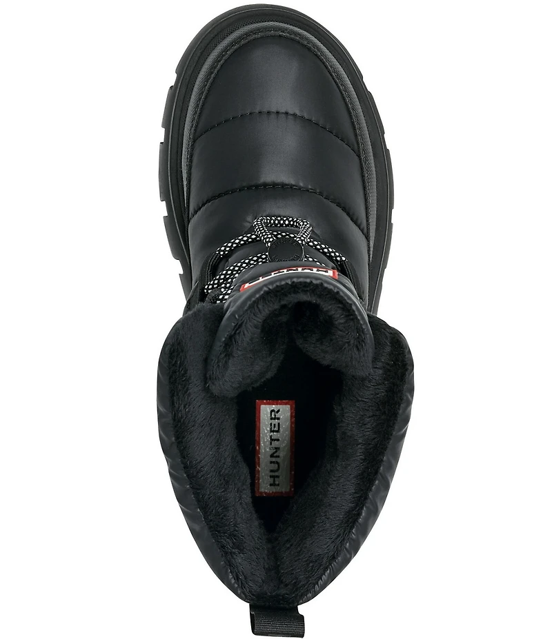 Hunter Women's Moon Waterproof Puffy Lace Up Boots