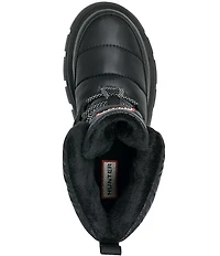 Hunter Women's Moon Waterproof Puffy Lace Up Boots