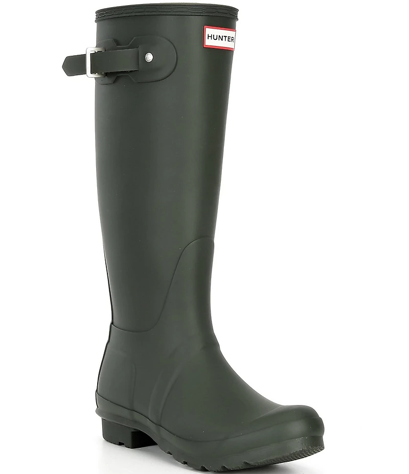 Hunter Women's Original Matte Buckle Strap Rain Boots