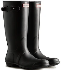 Hunter Women's Original Matte Buckle Strap Rain Boots