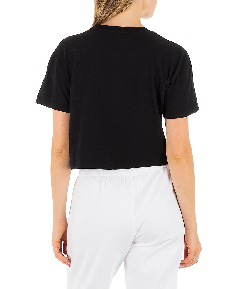Hurley Academy Boxy Short Sleeve Cropped T-Shirt