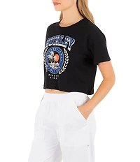 Hurley Academy Boxy Short Sleeve Cropped T-Shirt