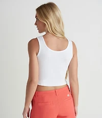 Hurley Aloha Graphic Sleeveless Cropped Tank Top