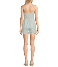 Hurley Avalon Sleeveless Striped Romper