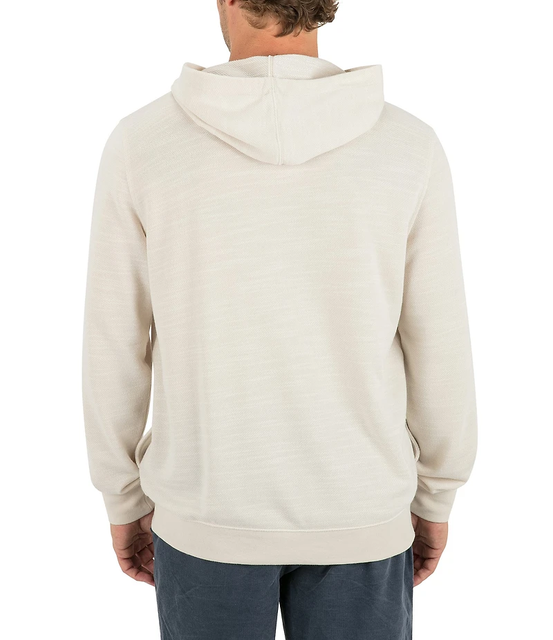 Hurley Bandalero Long Sleeve Jacquard Textured Fleece Hoodie