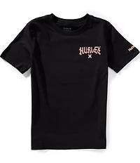 Hurley Big Boys Short Sleeve Palm Beach Graphic T-shirt