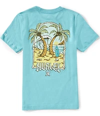 Hurley Big Boys Short Sleeve Palm Beach Graphic T-shirt