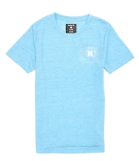 Hurley Big Boys 8-20 Short Sleeve V-Neck Cloud Slub Staple T-Shirt