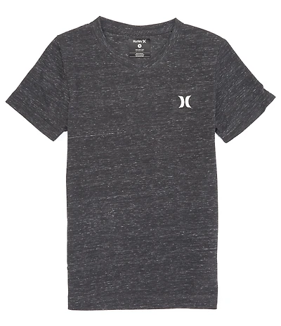 Hurley Big Boys 8-20 Short Sleeve V-Neck Cloud Slub Staple T-Shirt