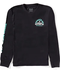 Hurley Big Boys Long-Sleeve Gothic Paradise T-Shirt