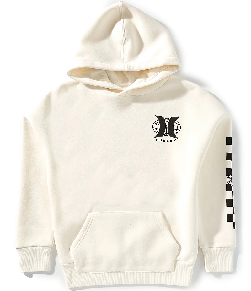 Hurley Big Boys Long-Sleeve Graphic Fleece Hoodie