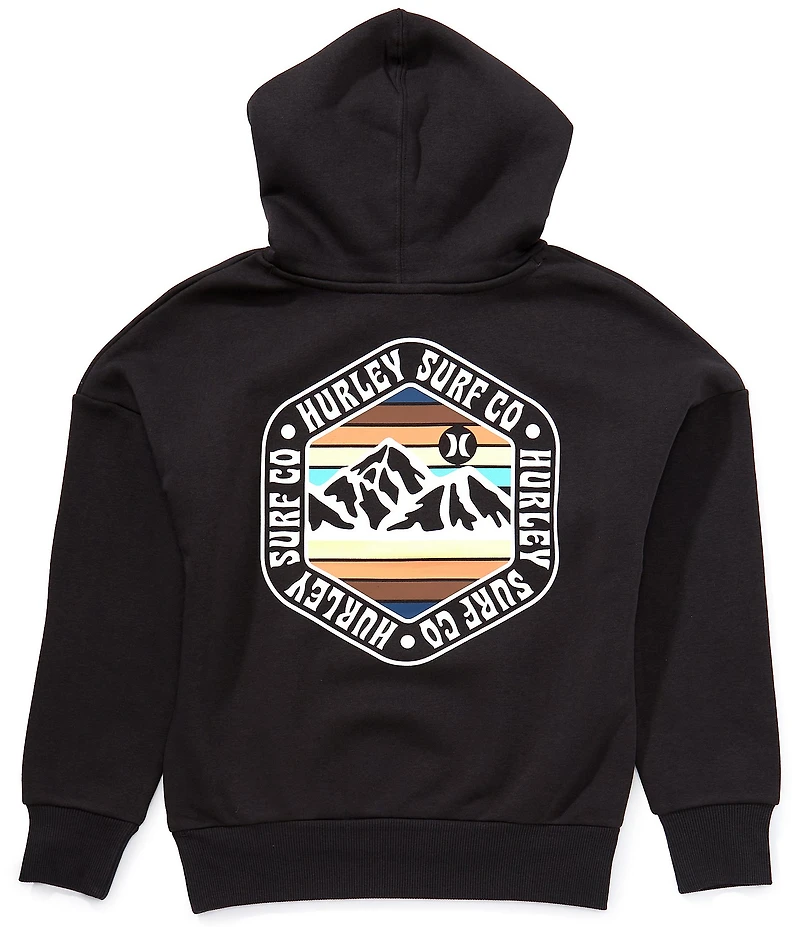 Hurley Big Boys Long-Sleeve Graphic Fleece Hoodie