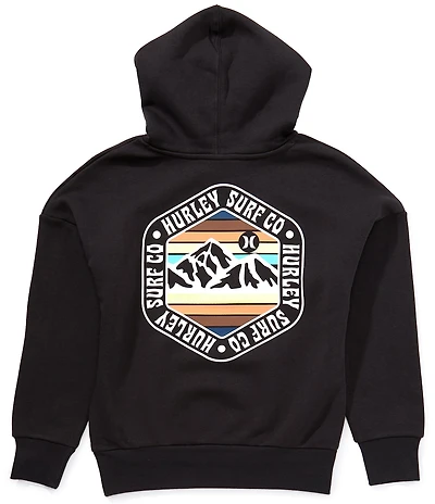 Hurley Big Boys Long-Sleeve Graphic Fleece Hoodie