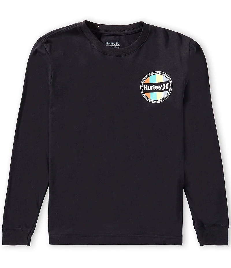 Hurley Big Boys Long Sleeve Vibes T-Shirt