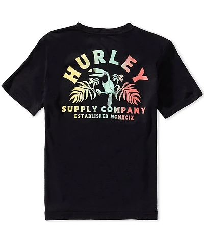 Hurley Big Boys Short Sleeve H20-DRI Toucan Poolside T-Shirt