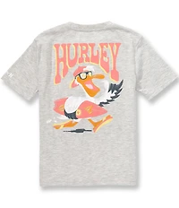 Hurley Big Boys Short Sleeve Pelican Heathered Jersey T-Shirt