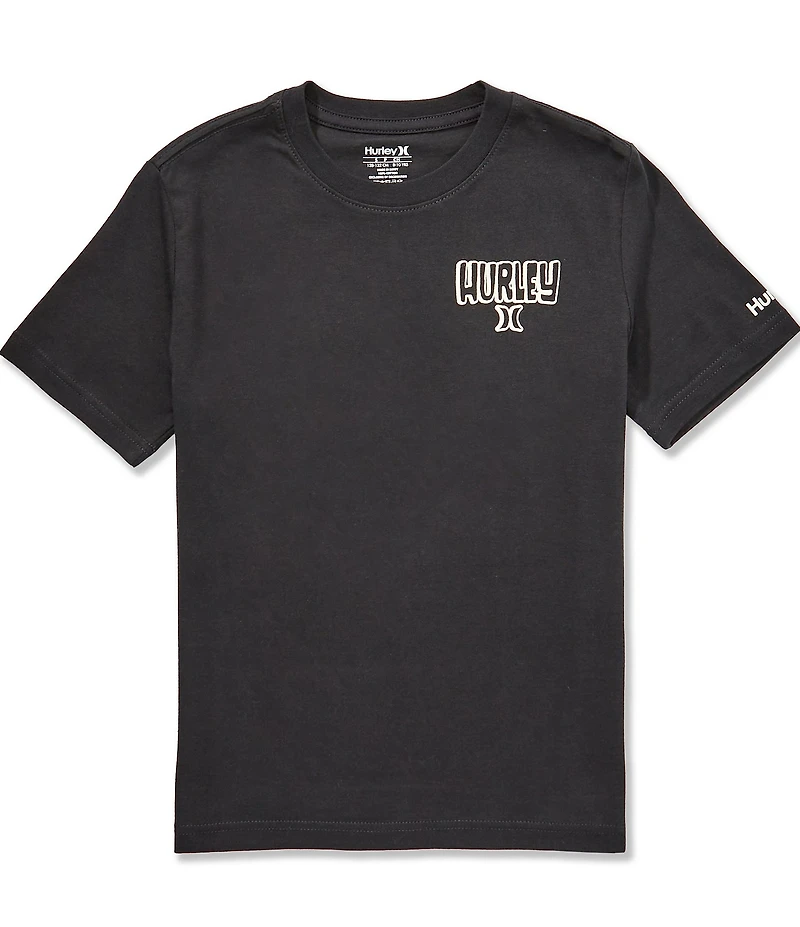 Hurley Big Boys Short Sleeve Surfy Skully T-Shirt