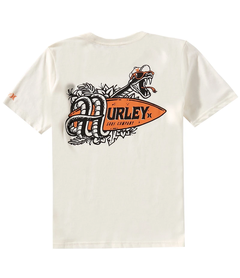 Hurley Big Boys Surf Snake Short Sleeve T-Shirt