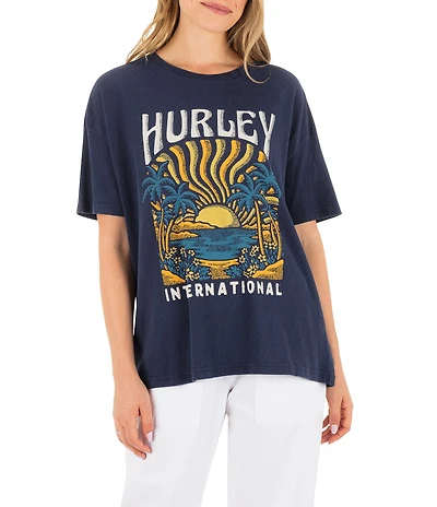 Hurley Bliss Short Sleeve Boyfriend T-Shirt