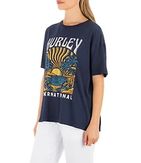 Hurley Bliss Short Sleeve Boyfriend T-Shirt
