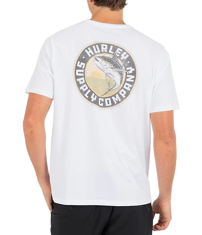 Hurley Blue Fin Short Sleeve T-Shirt
