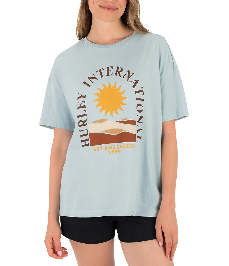 Hurley Botany Boxy Cropped T-Shirt