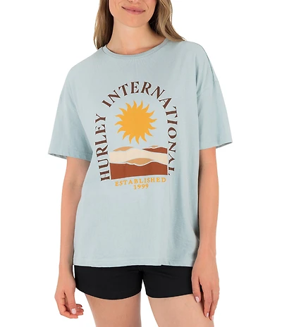 Hurley Botany Boxy Cropped T-Shirt