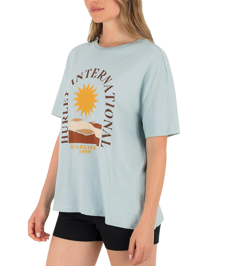 Hurley Botany Boxy Cropped T-Shirt